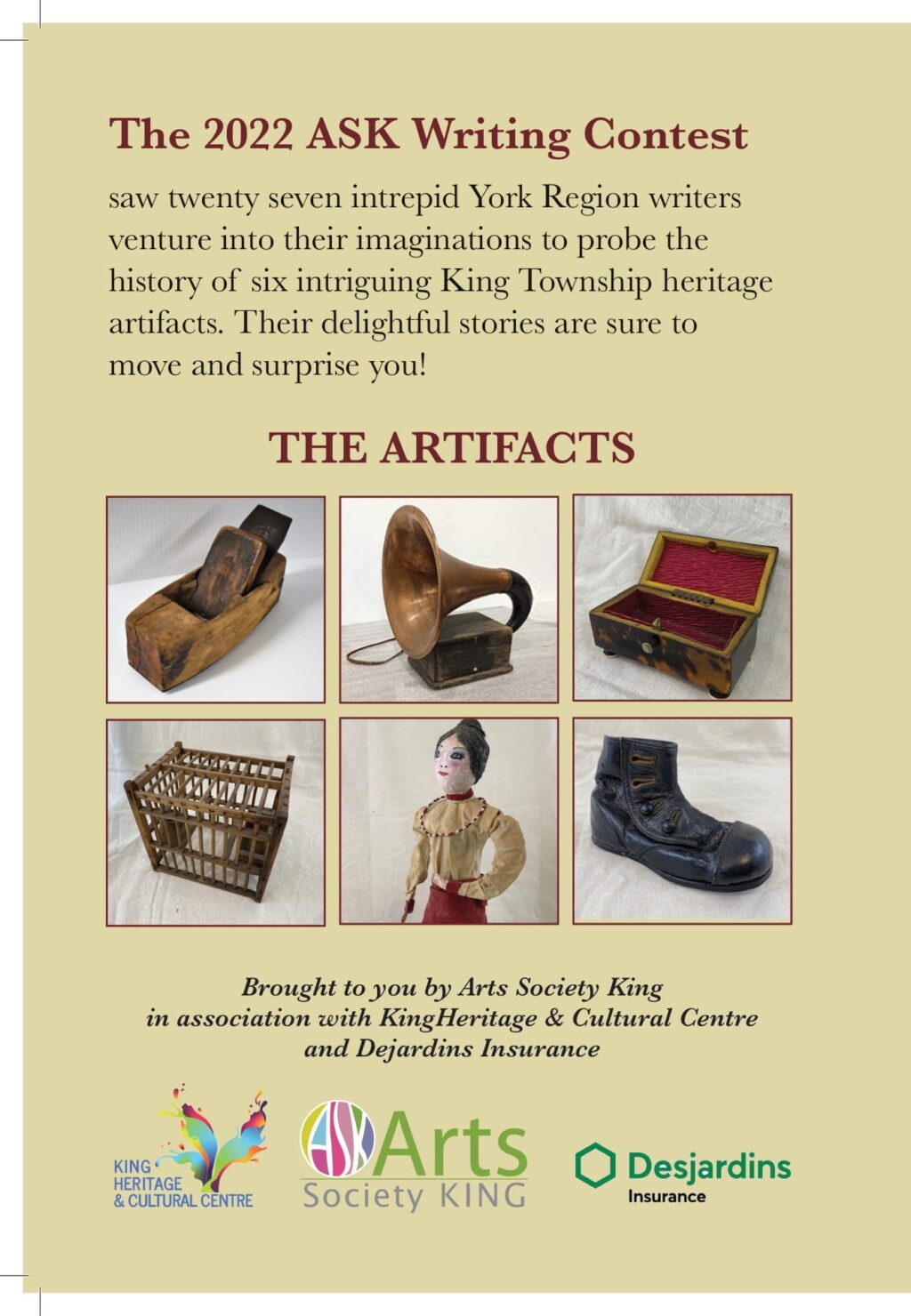 Timeless Tales II The Artifacts Anthology Book Arts Society King